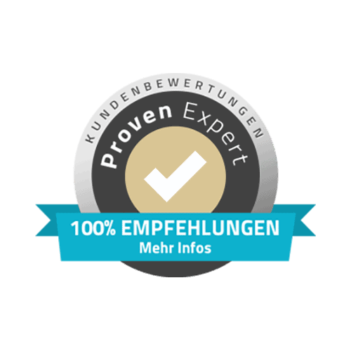 Siegel von und Link zu Proven Expert